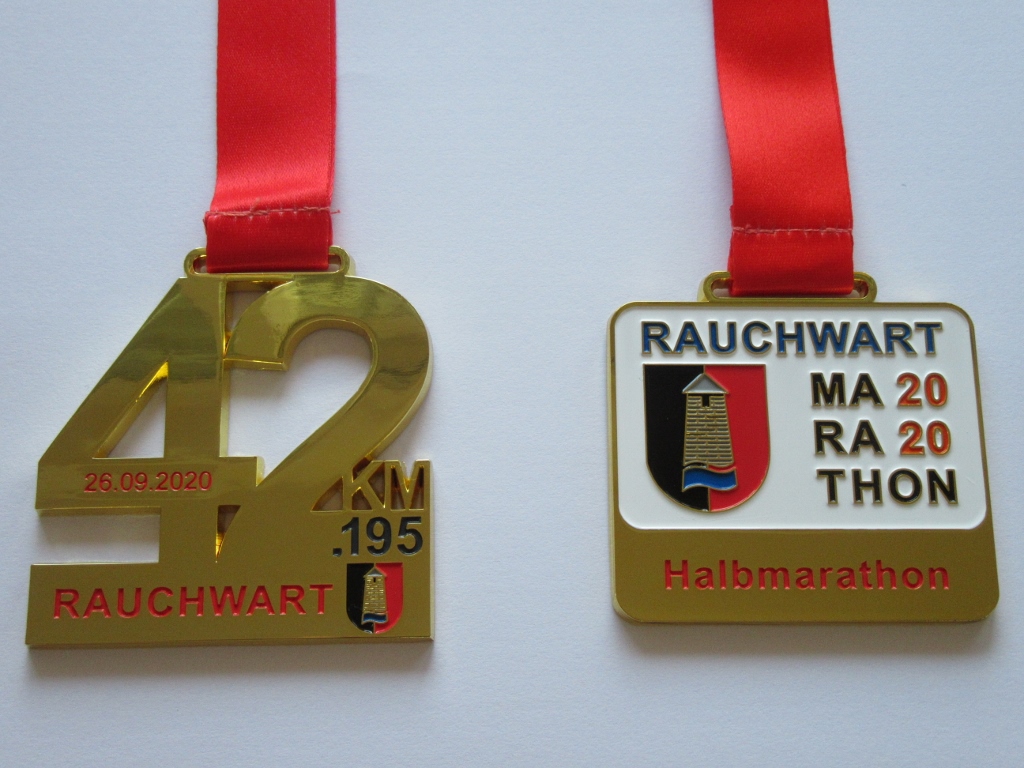 Medaillen 7. Rauchwart Marathon 2020